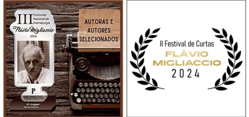 Concurso de Dramaturgia e Festival de Curtas Flávio Migliaccio 2024